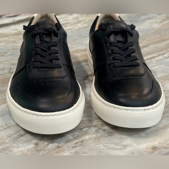 Men’s MORAL CODE Kai Men’s black leather sneakers- Size 8.5 - Picture 4 of 14